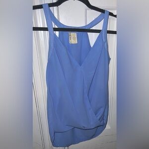 Light blue sleeveless shirt